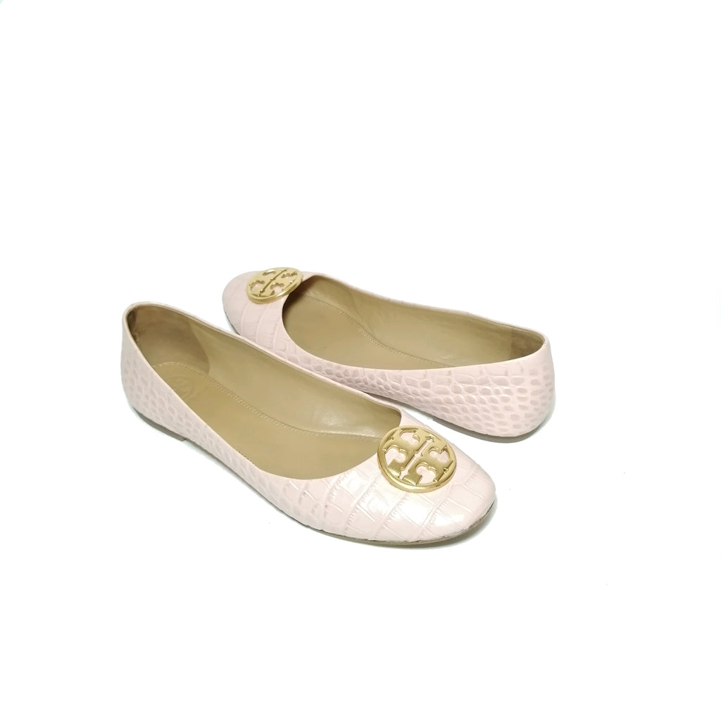 Tory Burch Nude Pink 'REVA' Ballet Flats | Gently Used | | Secret Stash