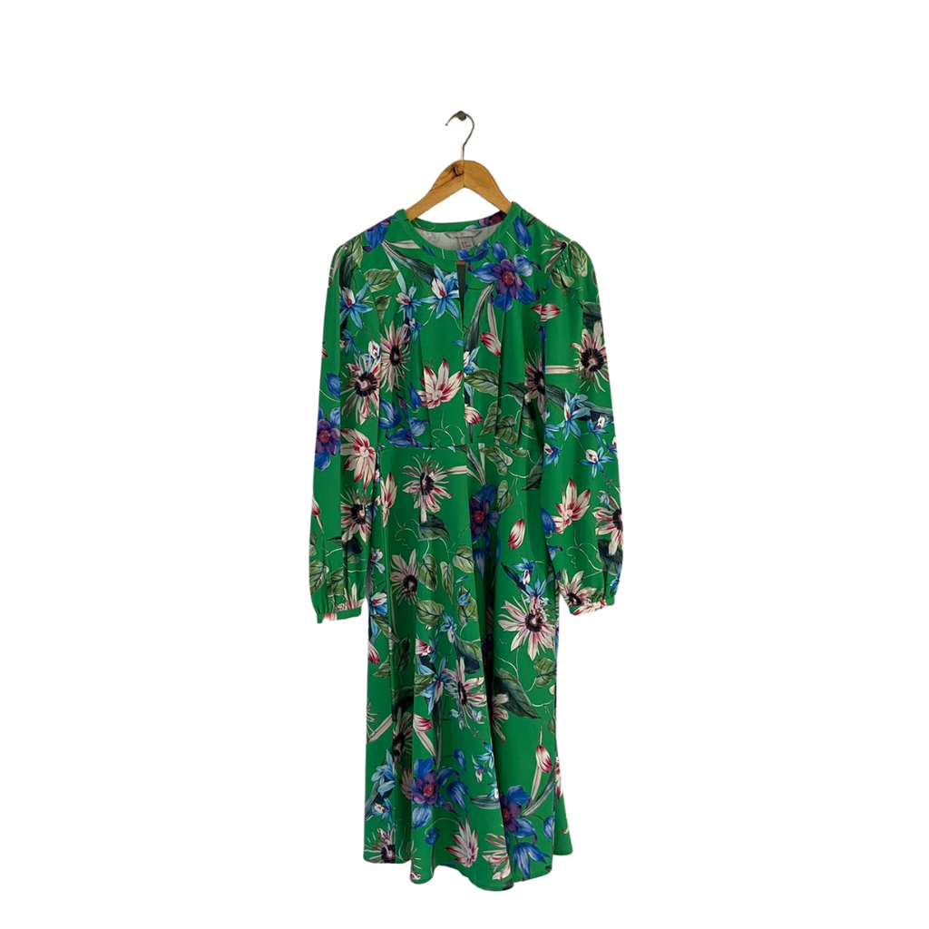 H&M Green Floral Printed Maxi Dress | Gently Used | | Secret Stash