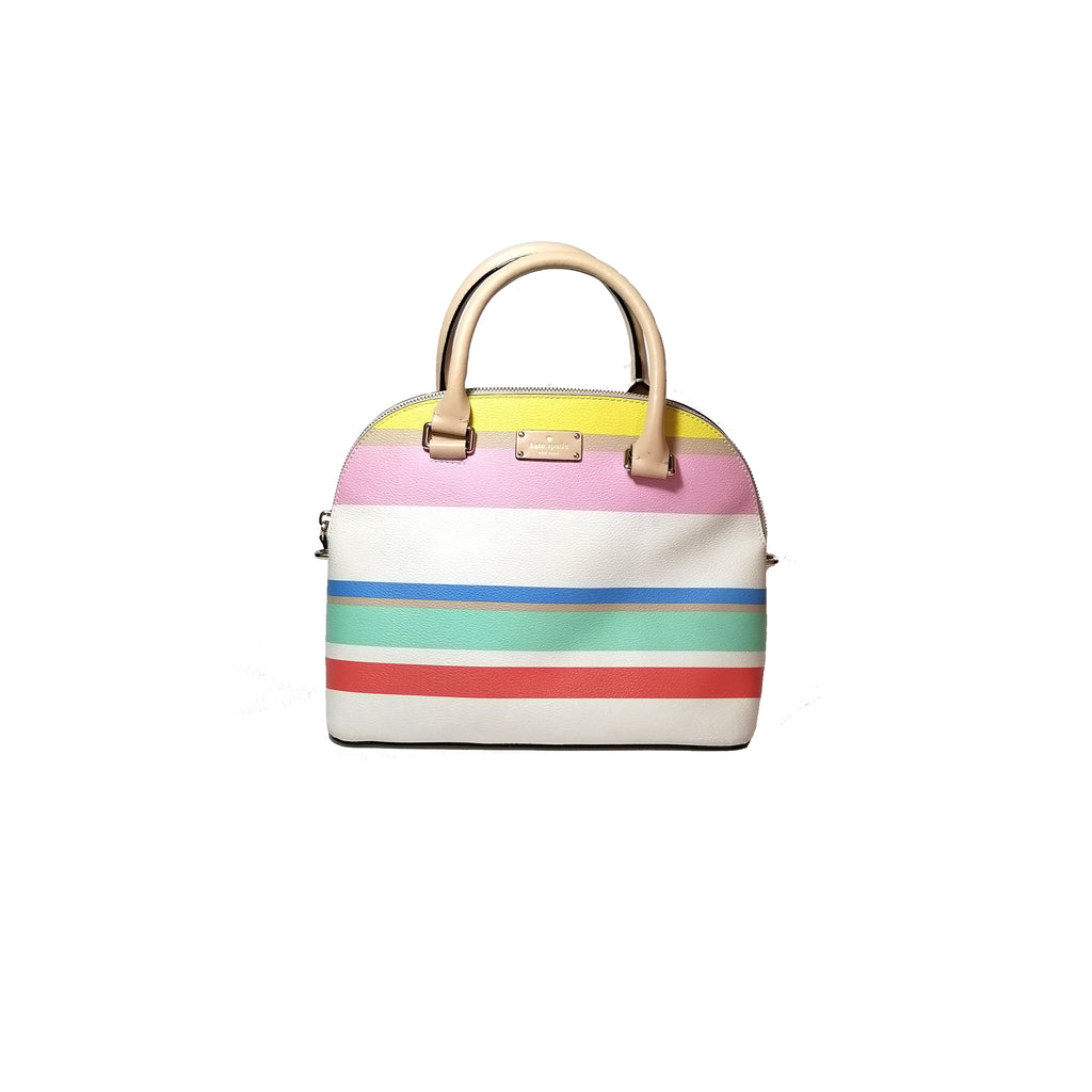 Kate Spade Carli Grove Street Striped Satchel | Gently Used | | Secret Stash