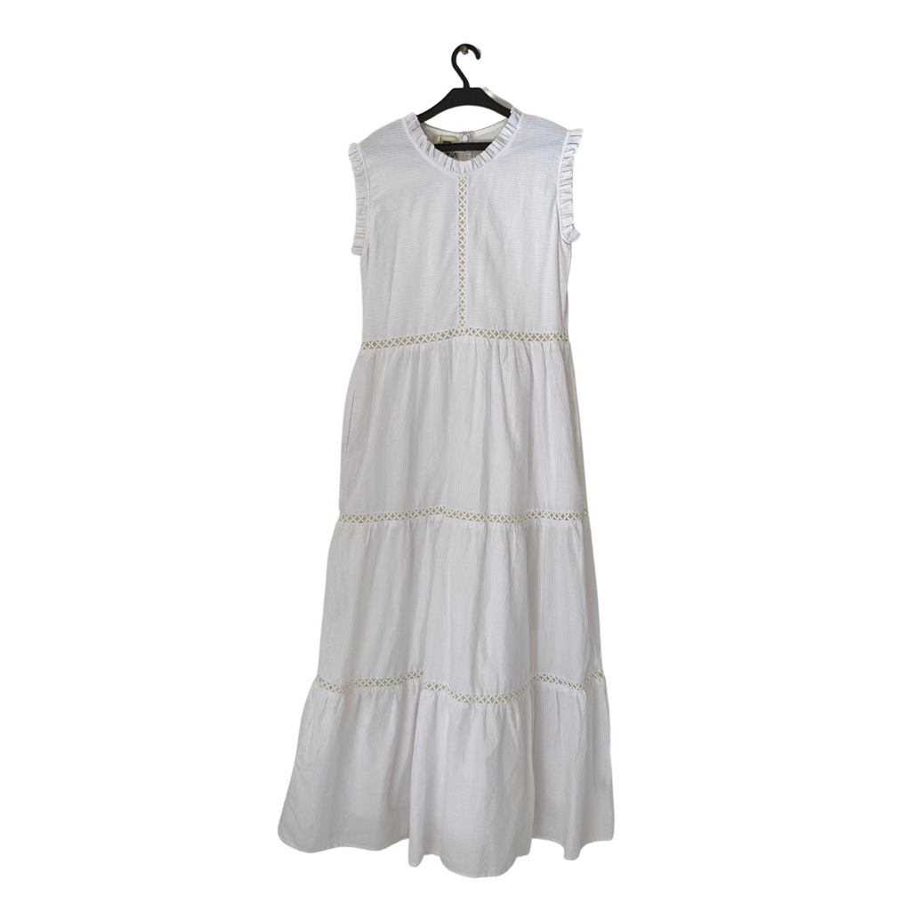 Farina White Maxi Dress | Secret Stash