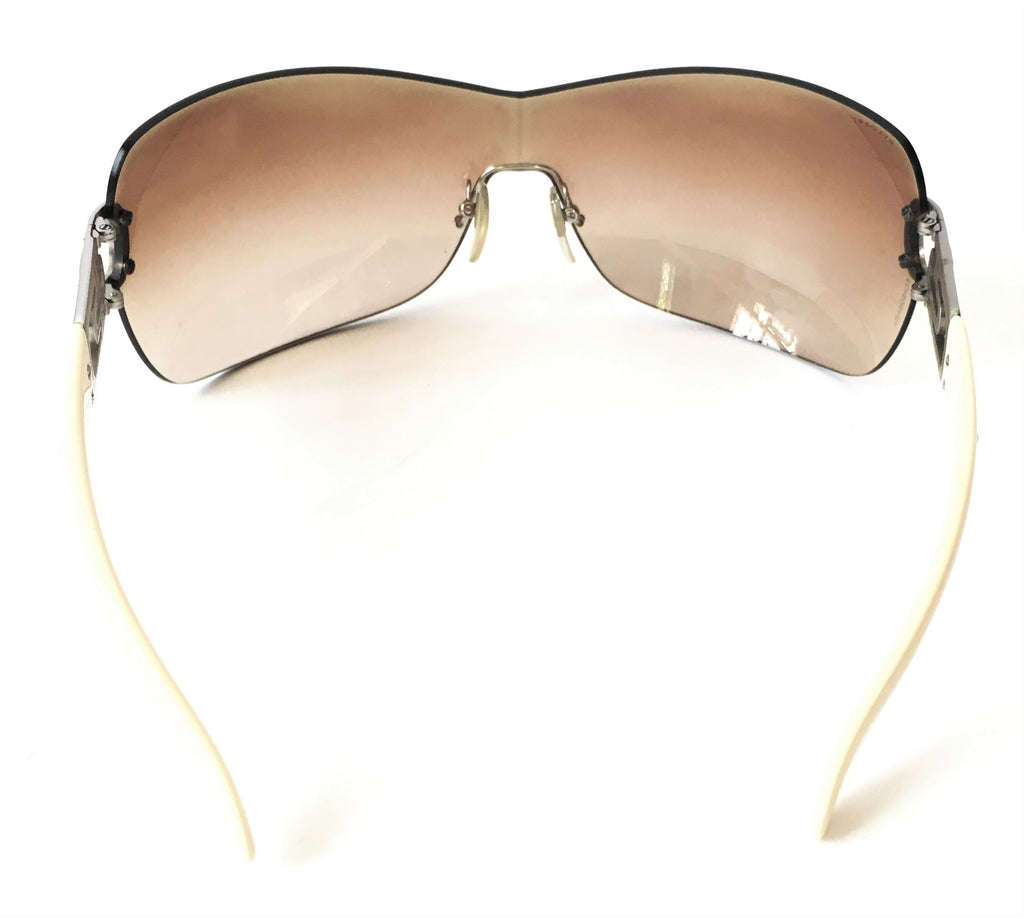 BVLGARI 6023-B Wraparound Visor Sunglasses | Pre Loved | | Secret Stash
