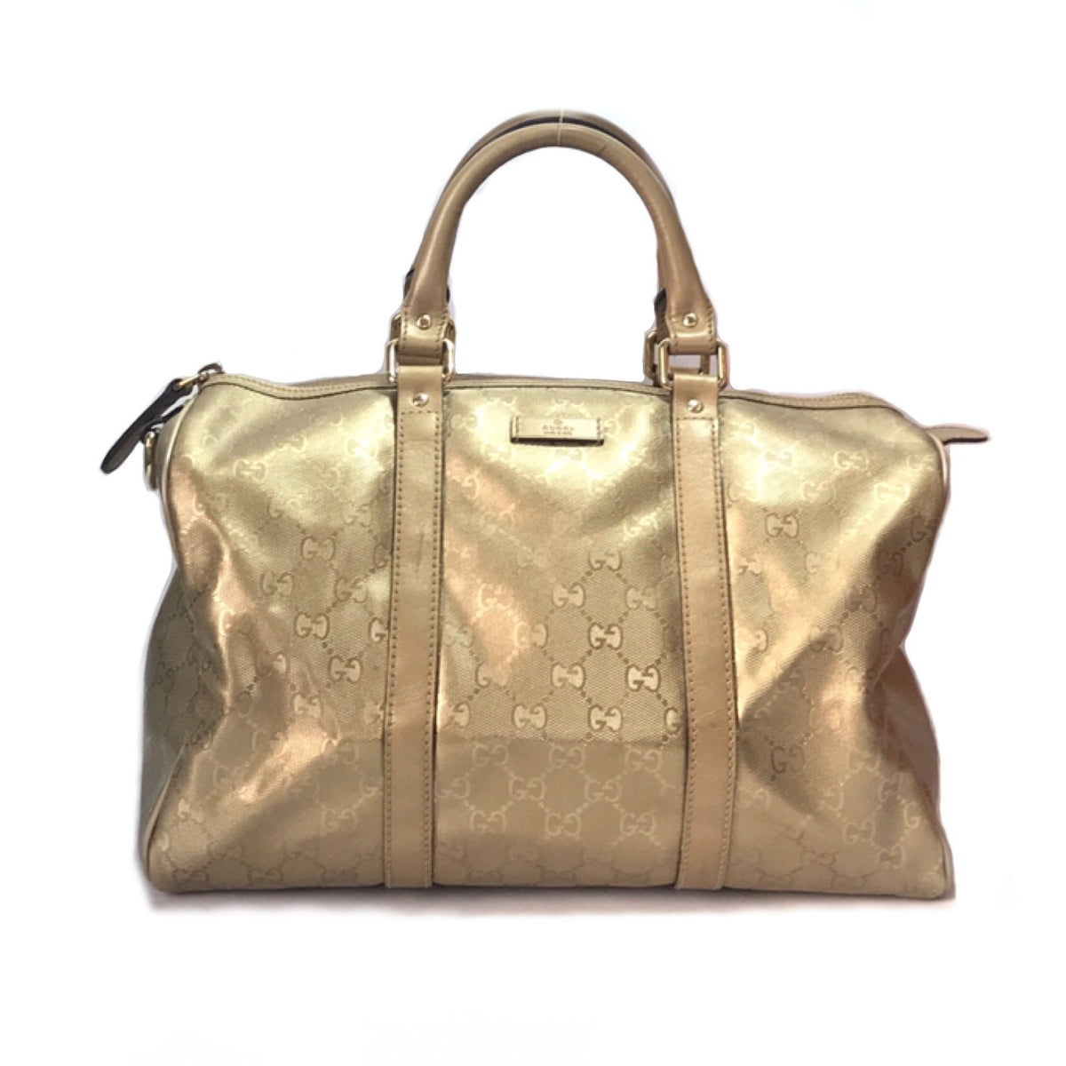 gucci gold tote bag