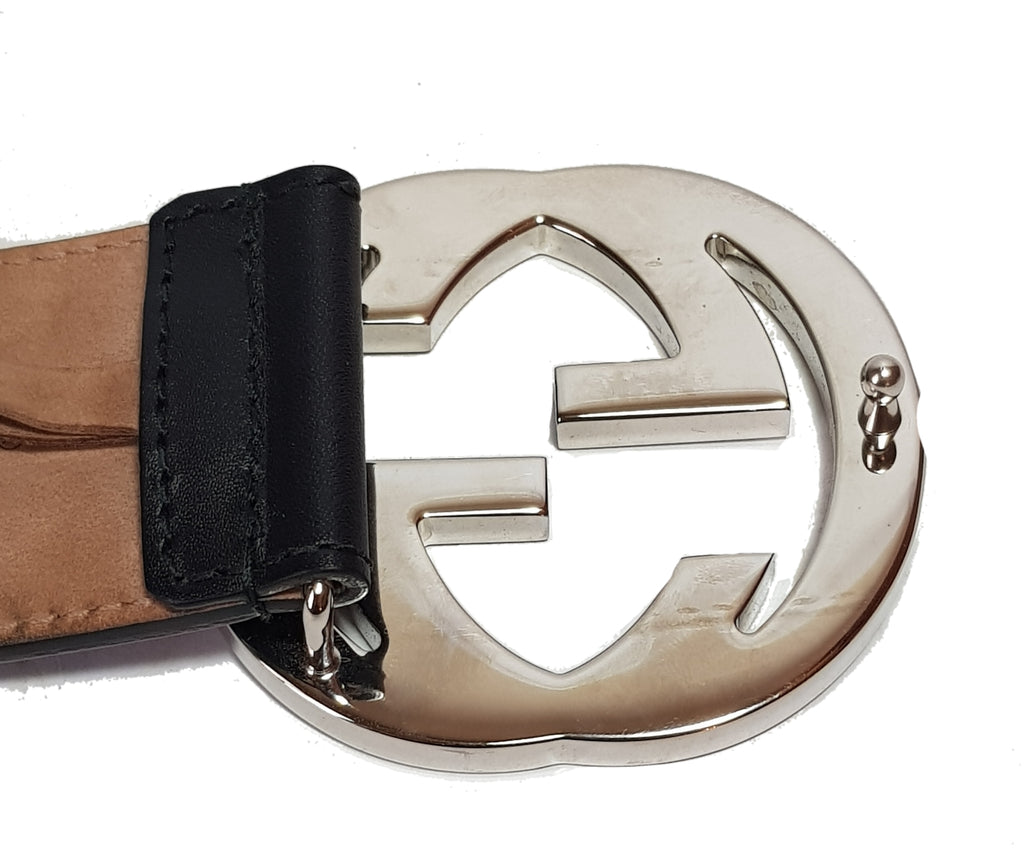 Gucci Web Interlocking Logo Unisex Belt | Pre Loved | | Secret Stash