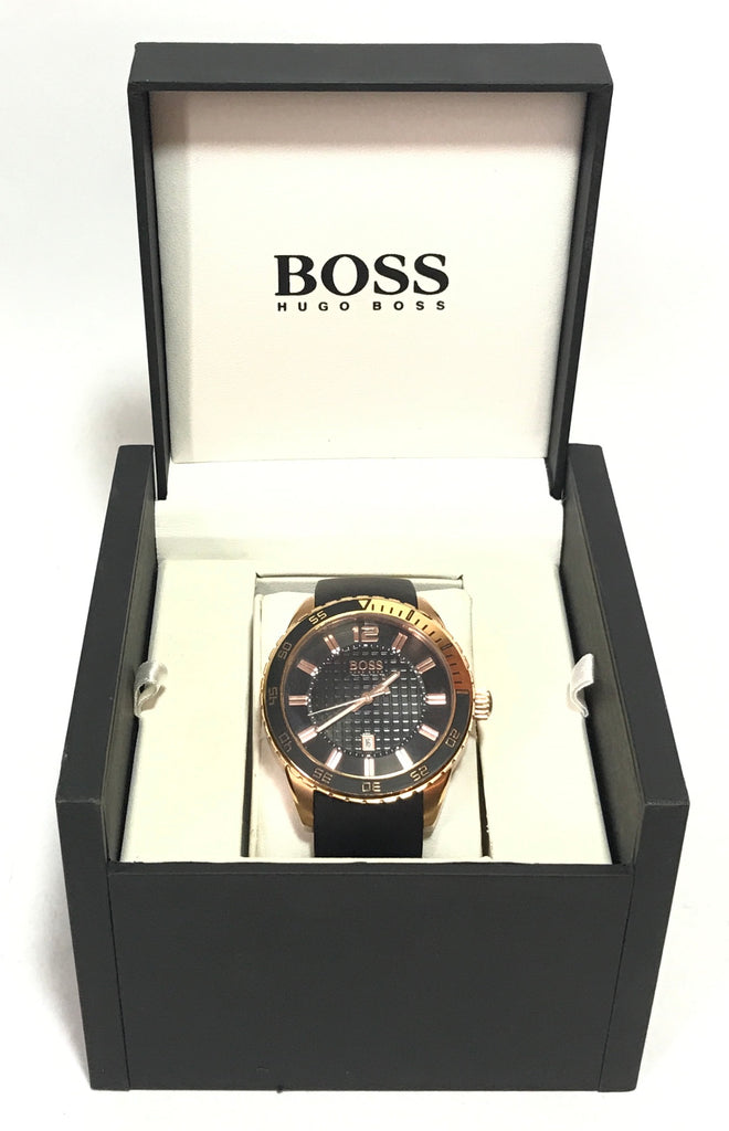 Hugo Boss HB189 Unisex Rubber Strap Watch | Gently Used | | Secret Stash