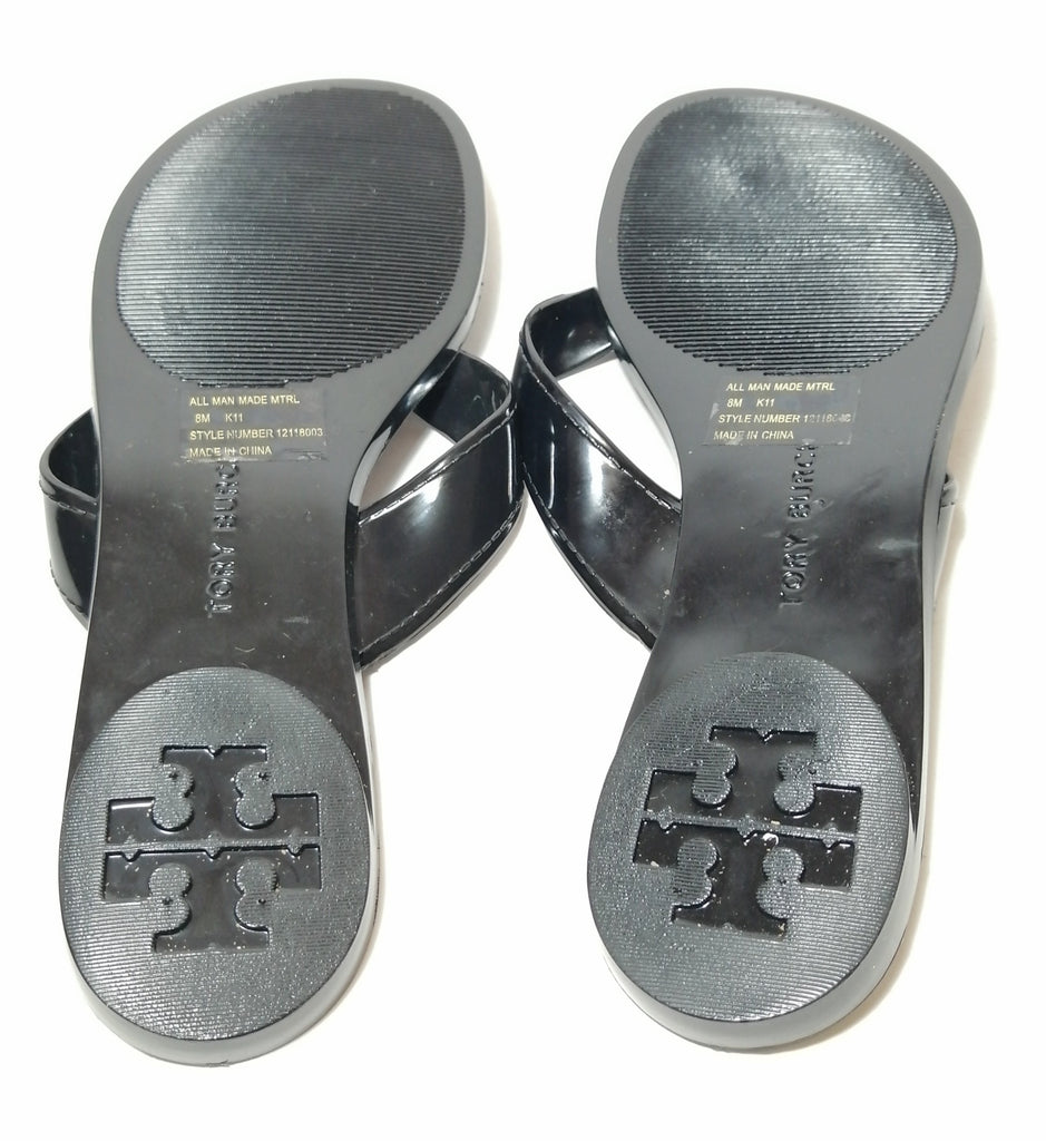 Tory Burch Black Thora Jelly Sandals | Gently Used | | Secret Stash