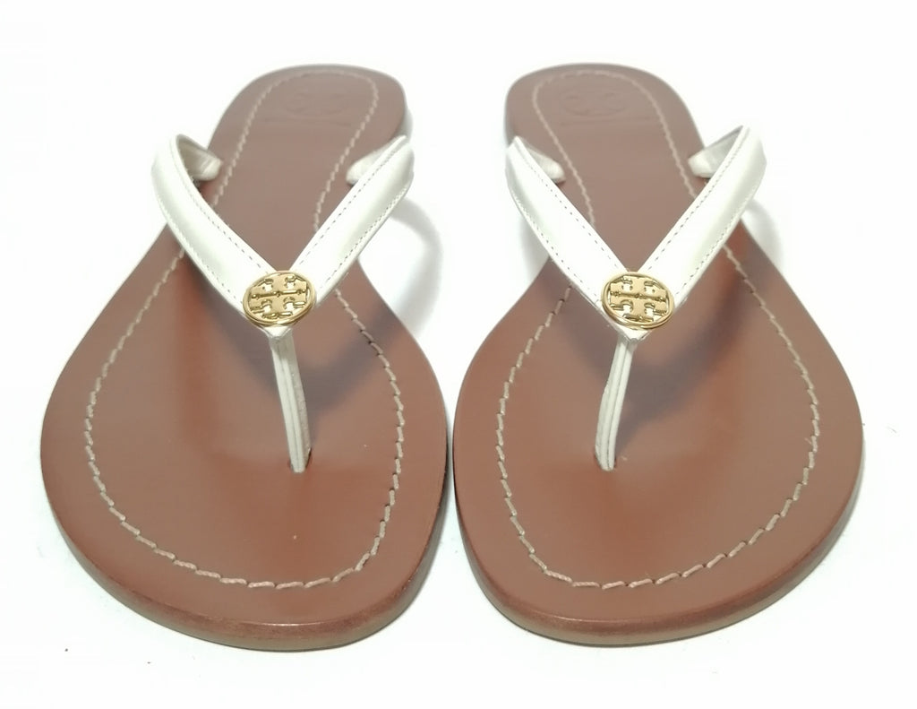 Tory Burch White Thong Sandals | Gently Used | | Secret Stash