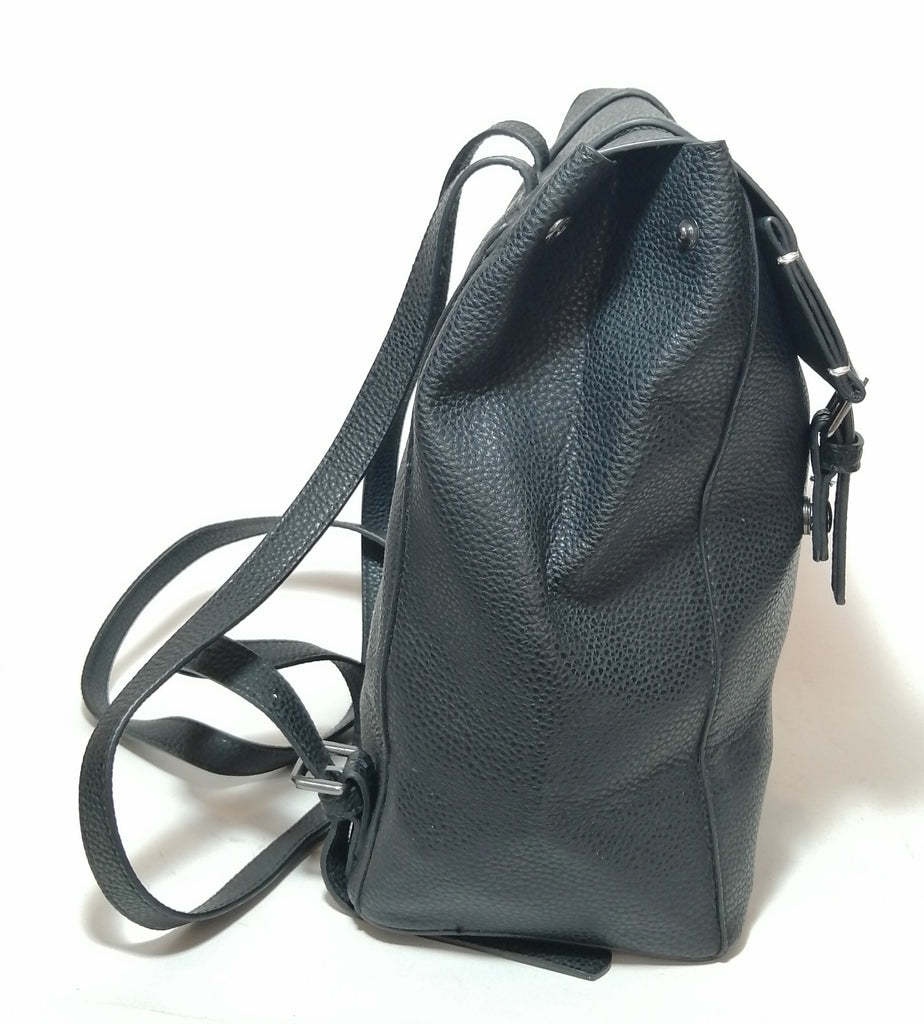 Mango Black Faux Leather Backpack | Like New | | Secret Stash