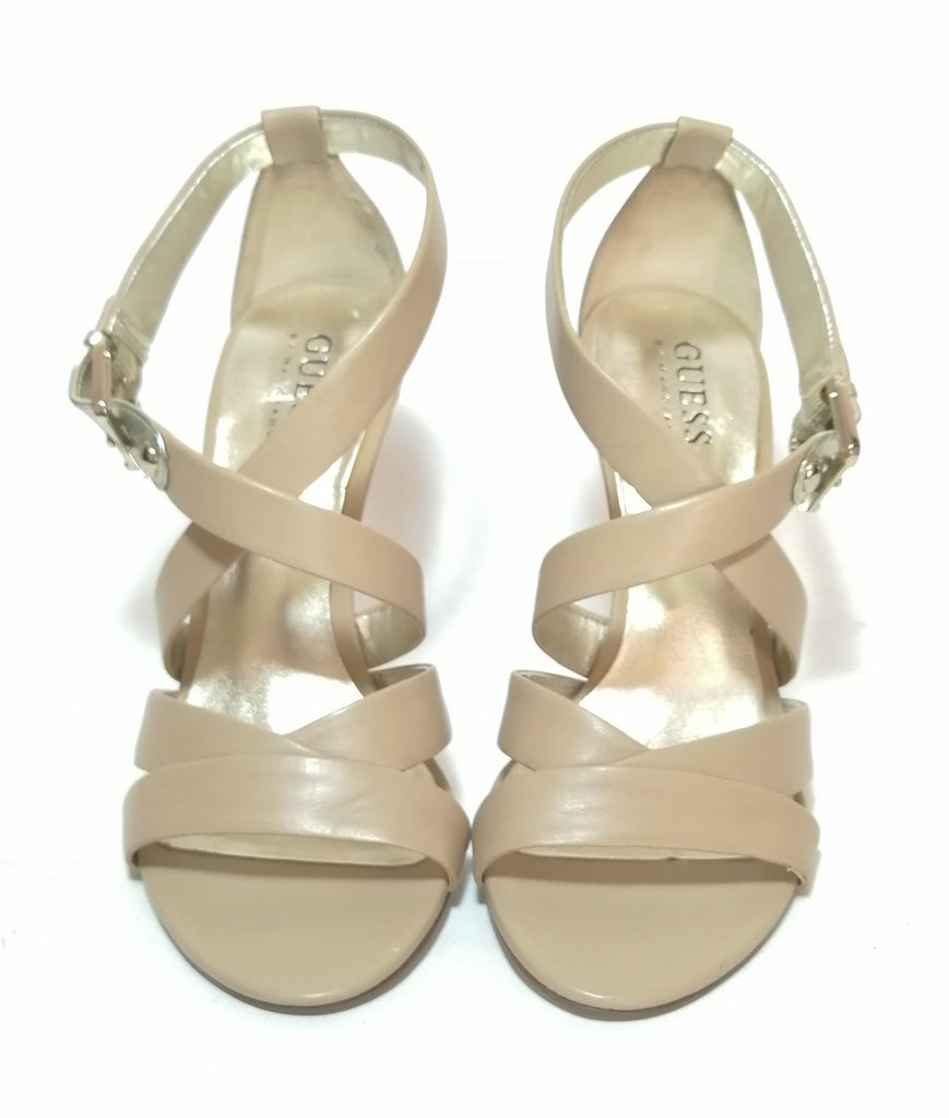 Guess by Marciano Beige Strappy Heels | Pre Loved | | Secret Stash