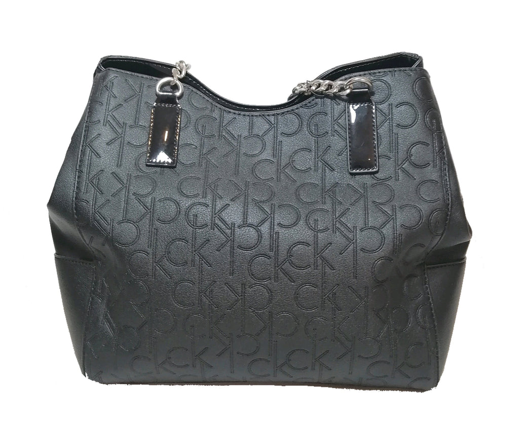 Calvin Klein Black Monogram Shoulder Bag | Like New | | Secret Stash