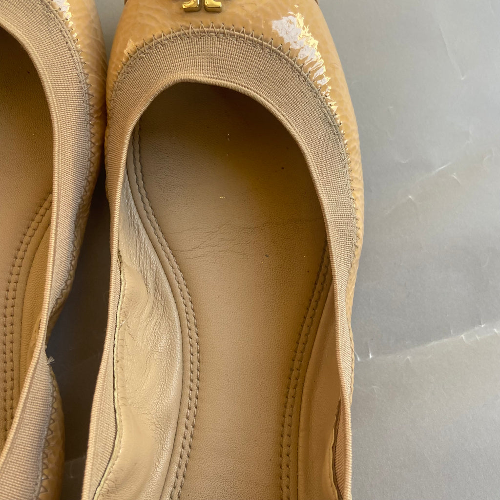 Tory Burch Beige 'Jolie' Ballet Flats | Pre Loved | | Secret Stash