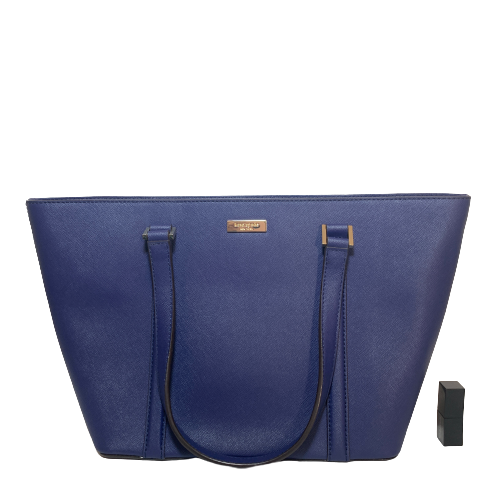 Kate Spade Blue Leather Tote Bag | Gently Used | | Secret Stash