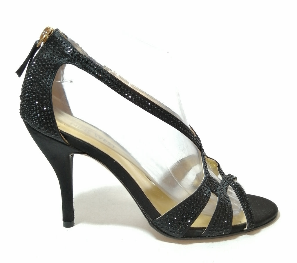 Nine West Black Rhinestone Heels | Brand New | | Secret Stash