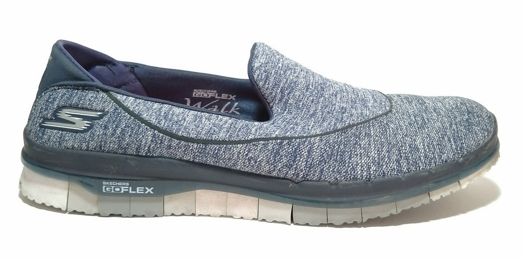 Skechers Navy Go-Flex Slip-on Shoes | Pre Loved | | Secret Stash