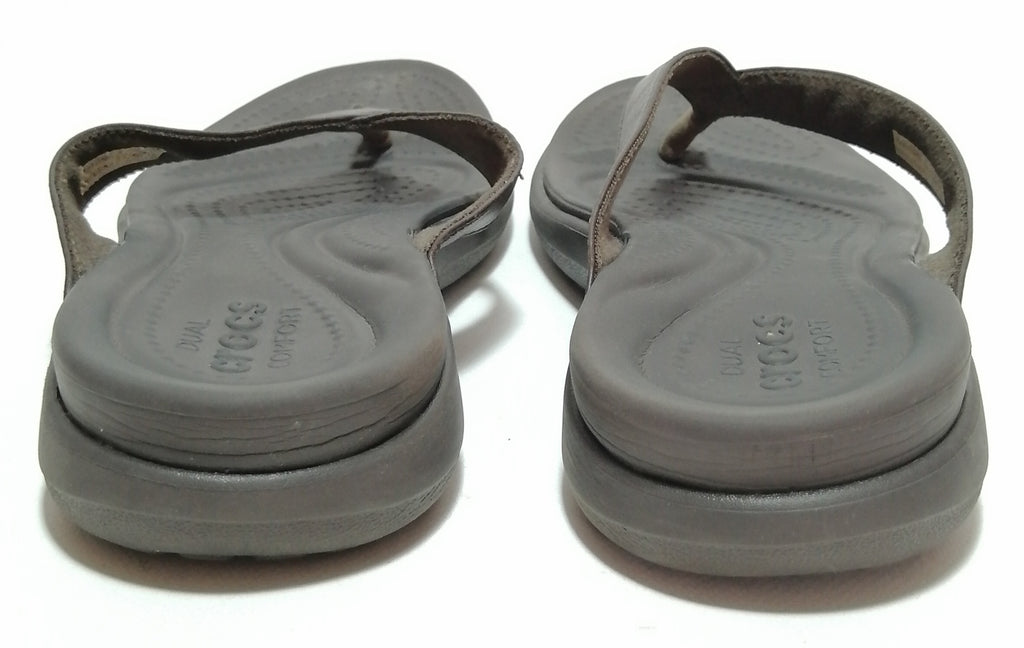 Crocs Brown Flip Flop Sandals | Pre Loved | | Secret Stash