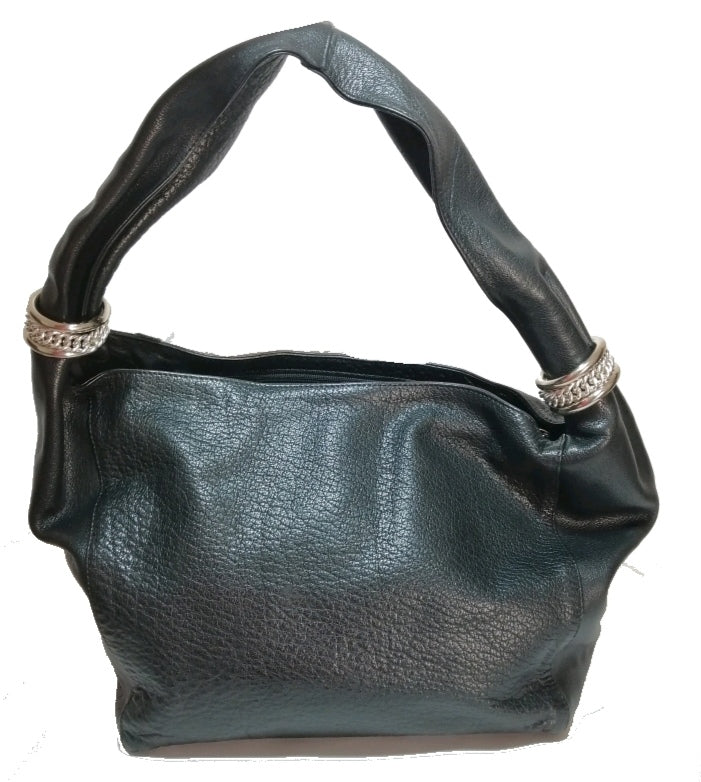 Jafferjees Black Leather Hobo Bag | Like New | | Secret Stash