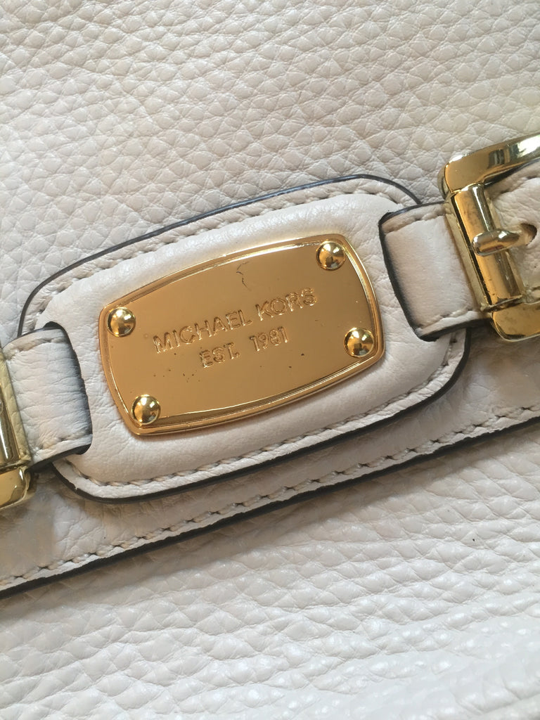 Michael Kors Cream White Leather Shoulder Bag | Gently Used | | Secret Stash