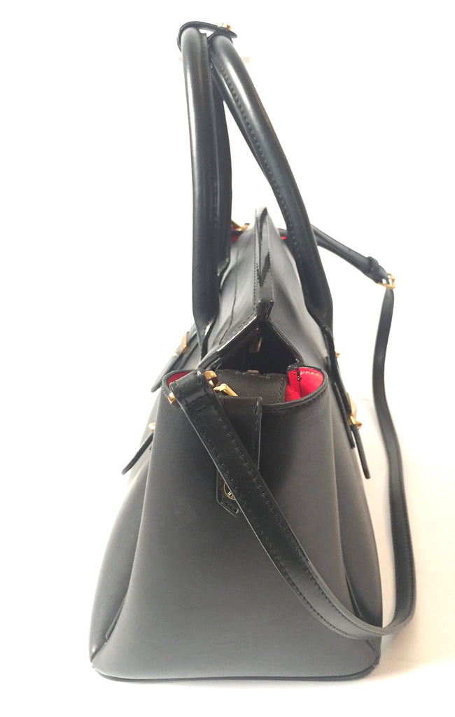 Charles & Keith Black Leather Tote Bag | Gently Used | | Secret Stash