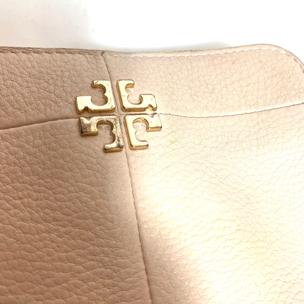 Tory Burch Nude Pink Pebbled Leather Mini Cross Body Bag | Pre Loved ...