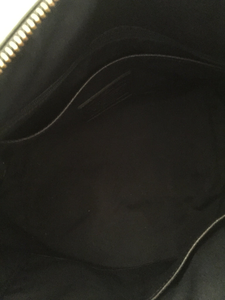 Coach Navy Blue/ Black Leather Tote Bag | Gently Used | | Secret Stash