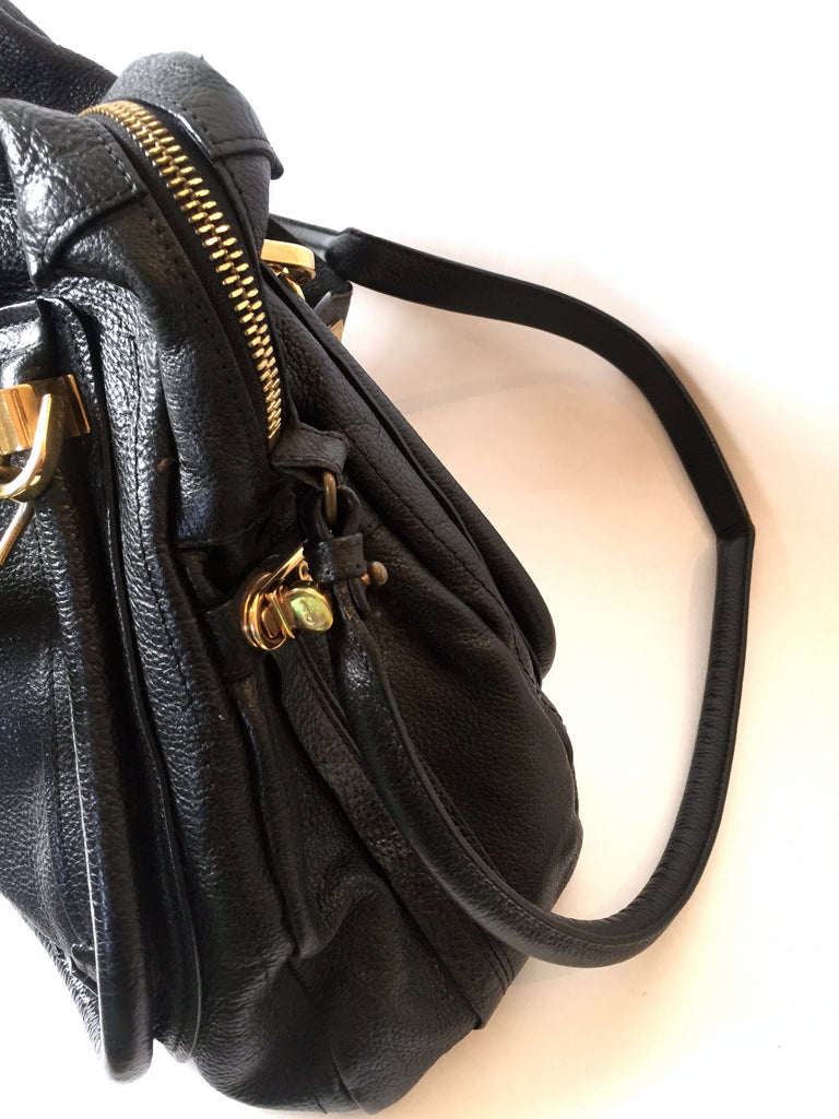 Chloe Black Pebbled Leather Bag | Gently Used | | Secret Stash