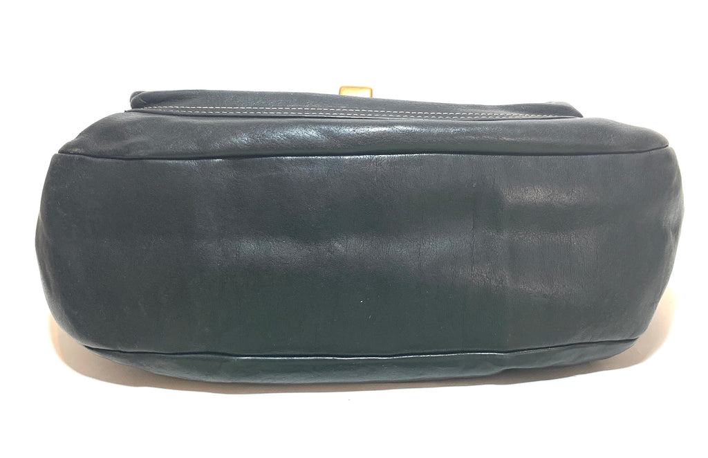 Coach Black Leather Vintage Shoulder Bag | Pre Loved | | Secret Stash