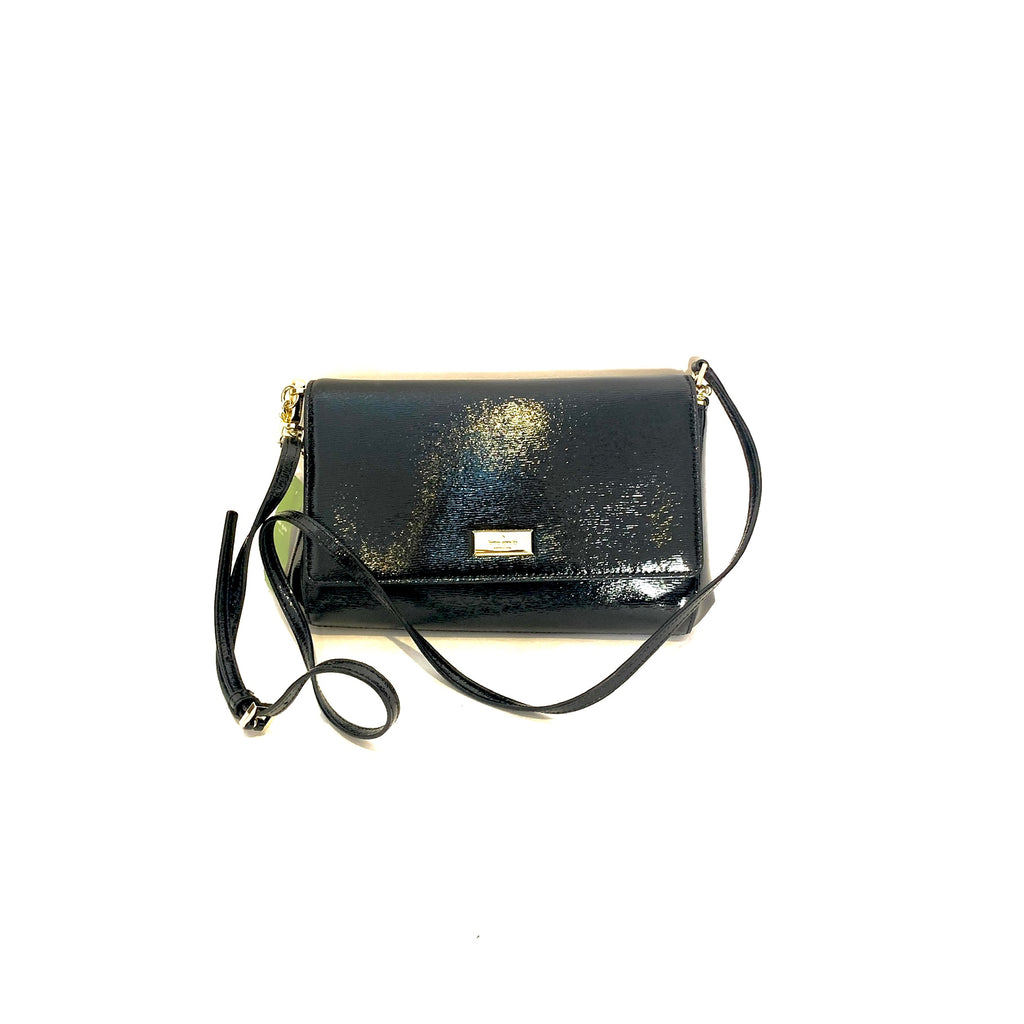 Kate Spade Black Bixby Place Patent Leather Cross Body Bag | Brand New |  Secret Stash