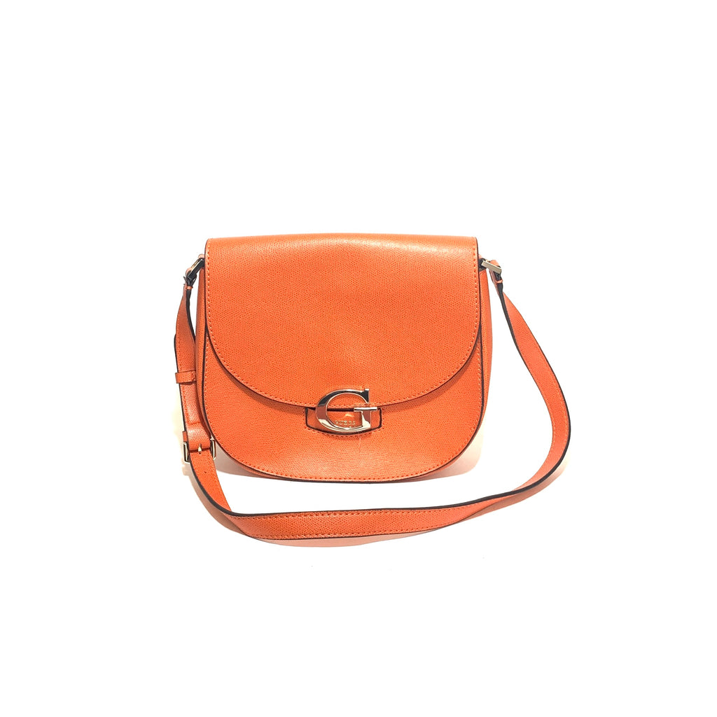 Guess Orange Cross Body Bag | Gently Used | | Secret Stash