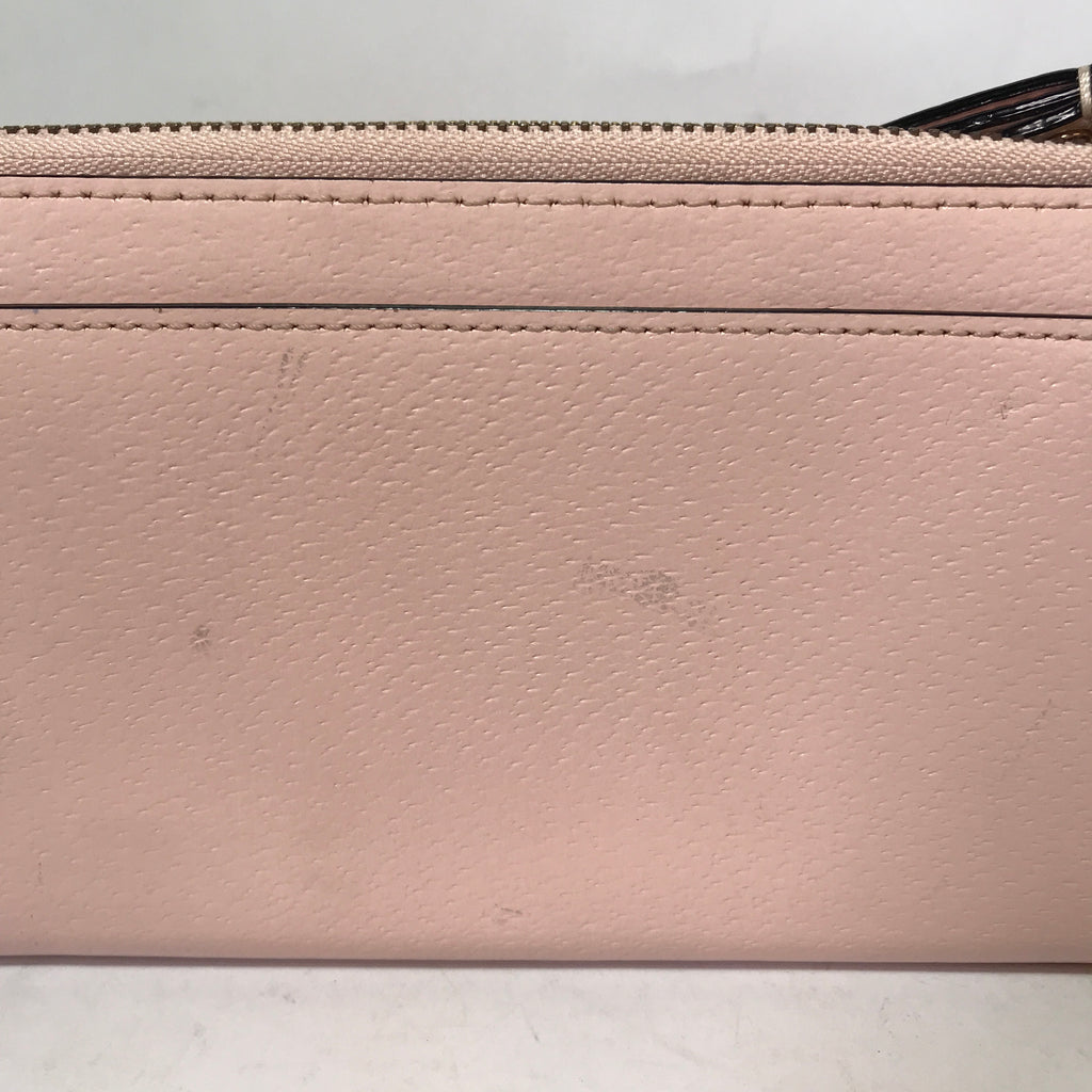 Kate Spade Powder Pink Leather Wristlet | Gently Used | | Secret Stash