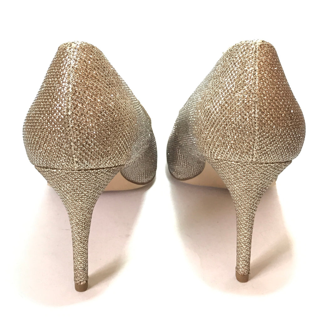 New Look Gold Glitter Pointed Pumps | Like New | | Secret Stash