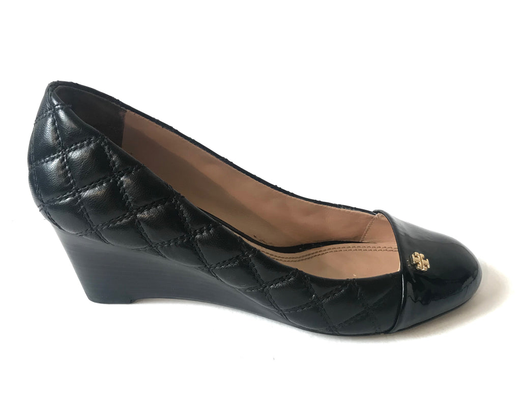 Tory Burch Quilted Wedge Pumps | Like New | | Secret Stash