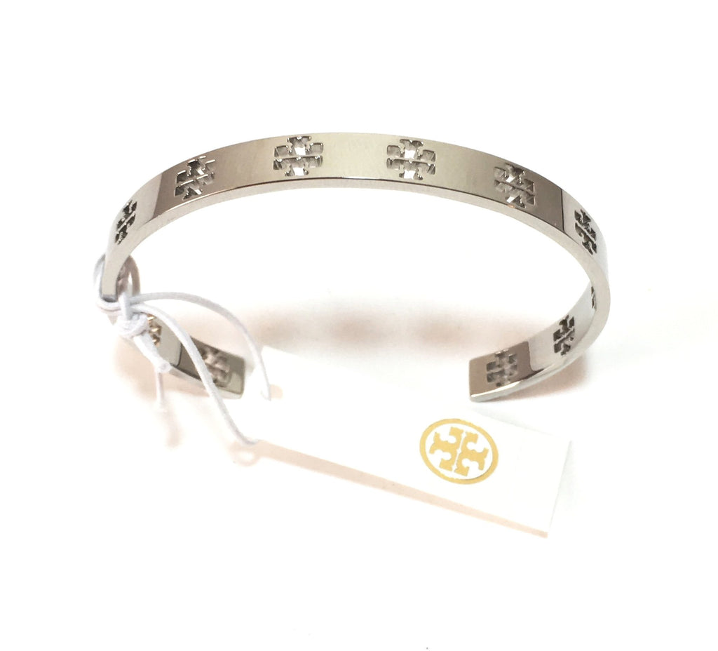 Tory Burch Silver Pierced T Cuff Bracelet | Brand New | | Secret Stash