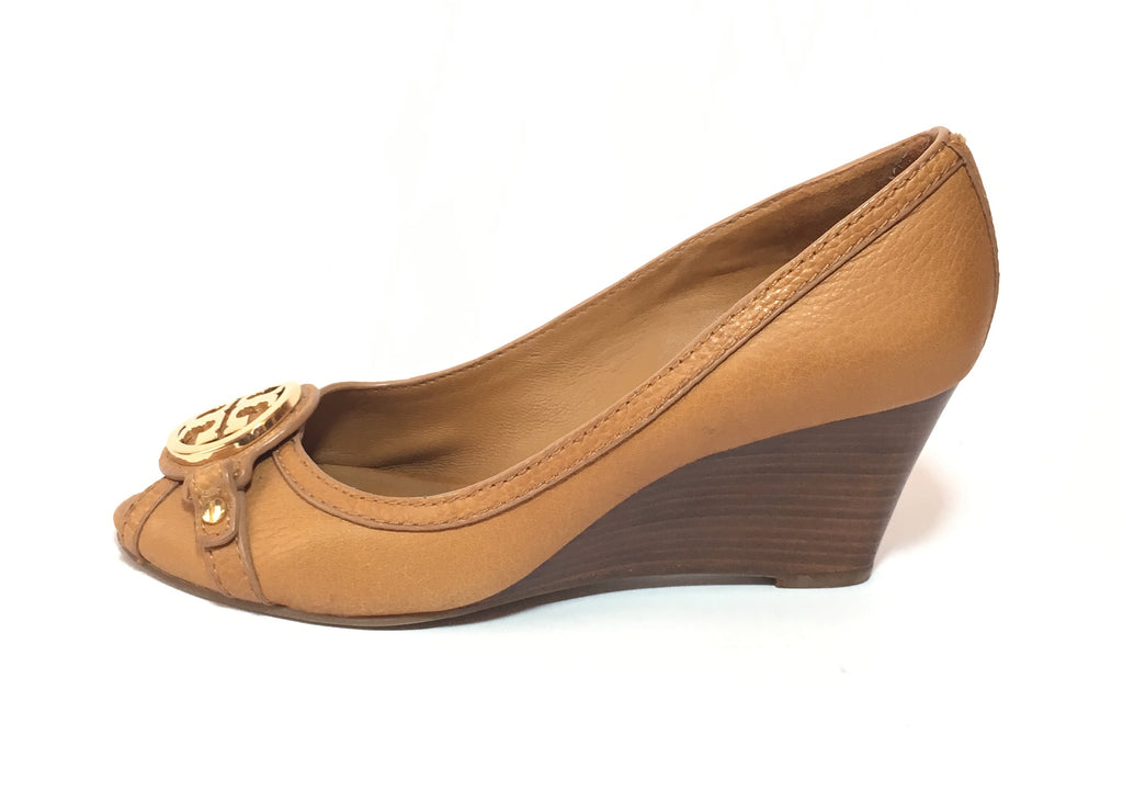 Tory Burch 'Amanda' Peep Toe Wedges | Gently Used | | Secret Stash