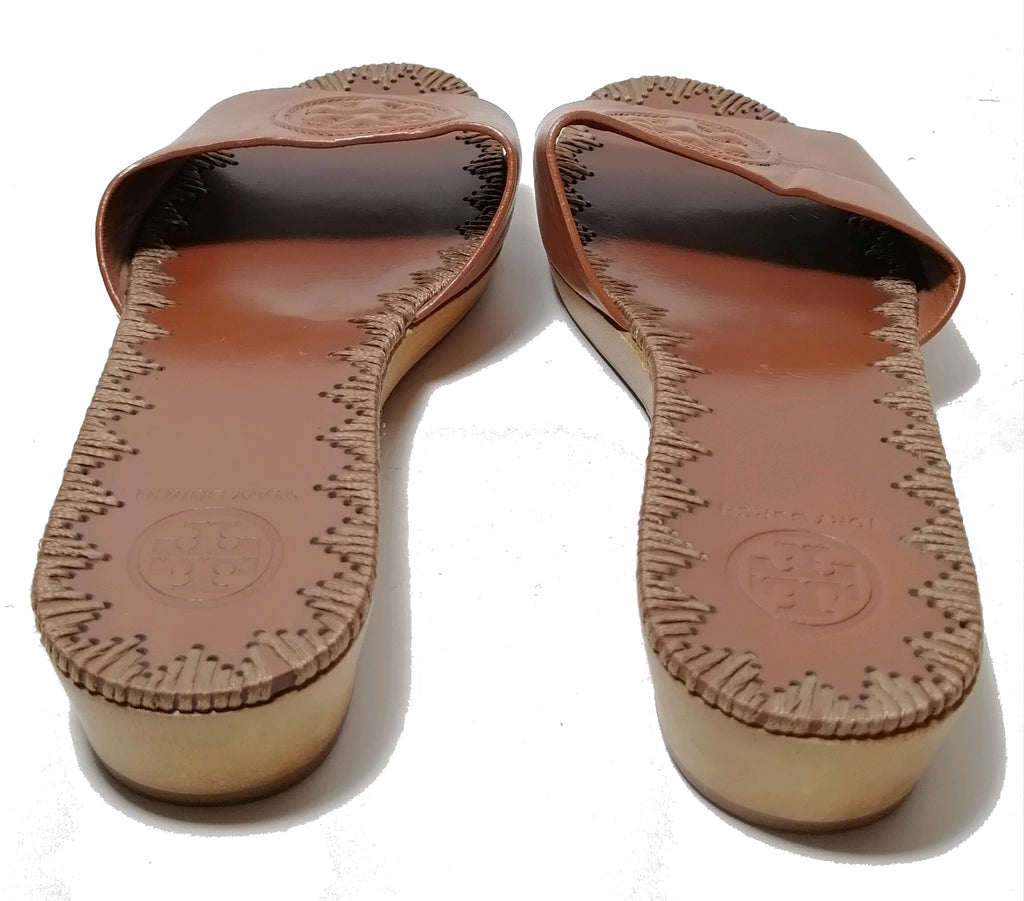 Tory Burch 'Patty' Tan Leather Small Platform Wedges | Gently Used | |  Secret Stash