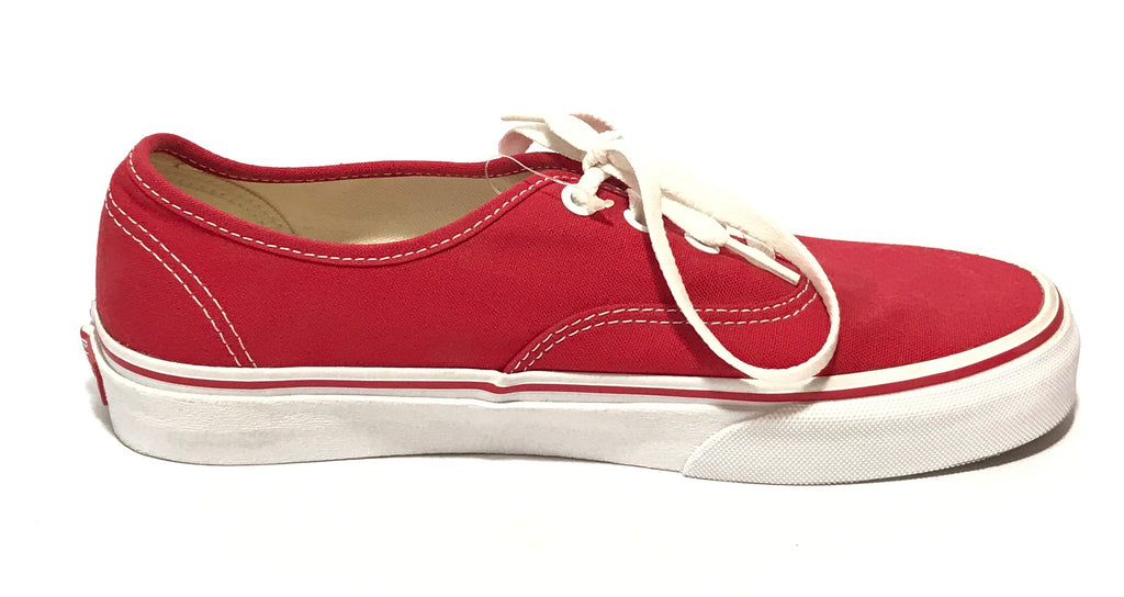 Vans Unisex Red Lace Canvas Shoes | Brand New | | Secret Stash