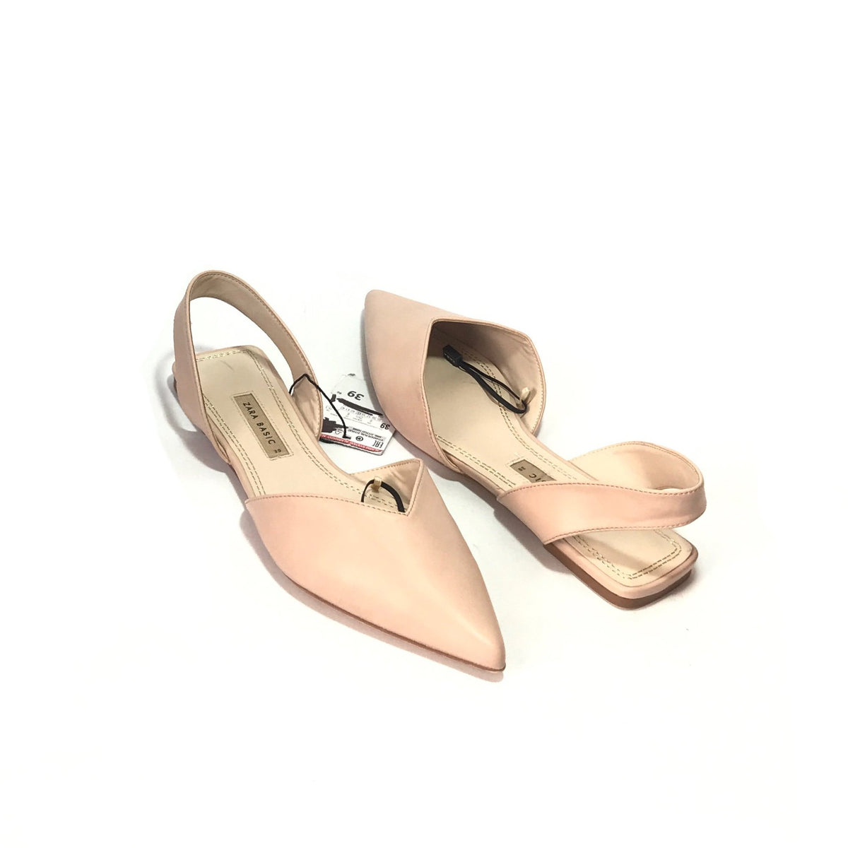 zara nude flats