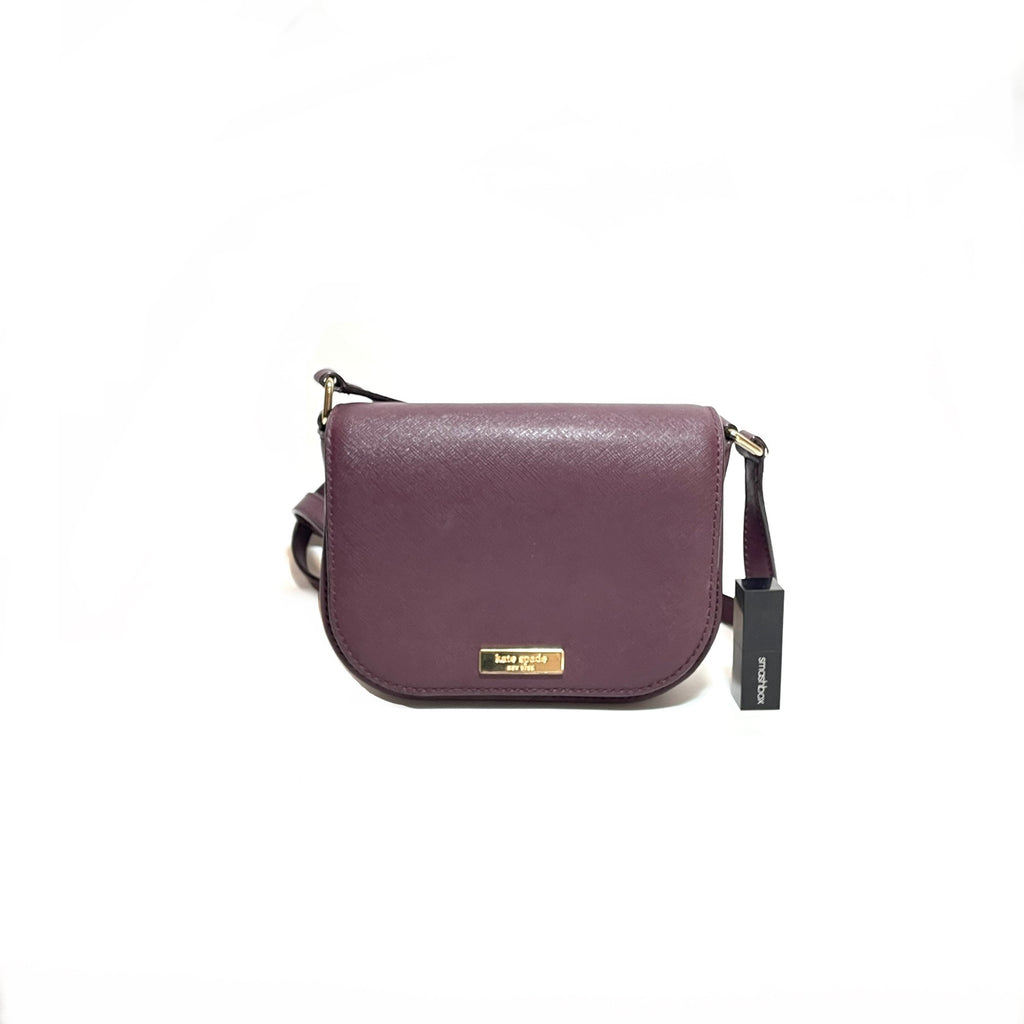 Kate Spade Purple Leather 'Laurel Way' Small Crossbody Bag | Gently Us |  Secret Stash