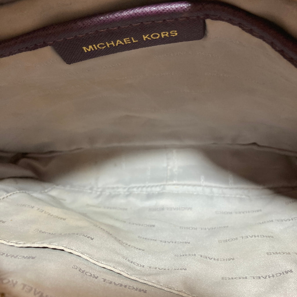 Michael Kors Purple Leather Cross Body Bag | Pre Loved | | Secret Stash