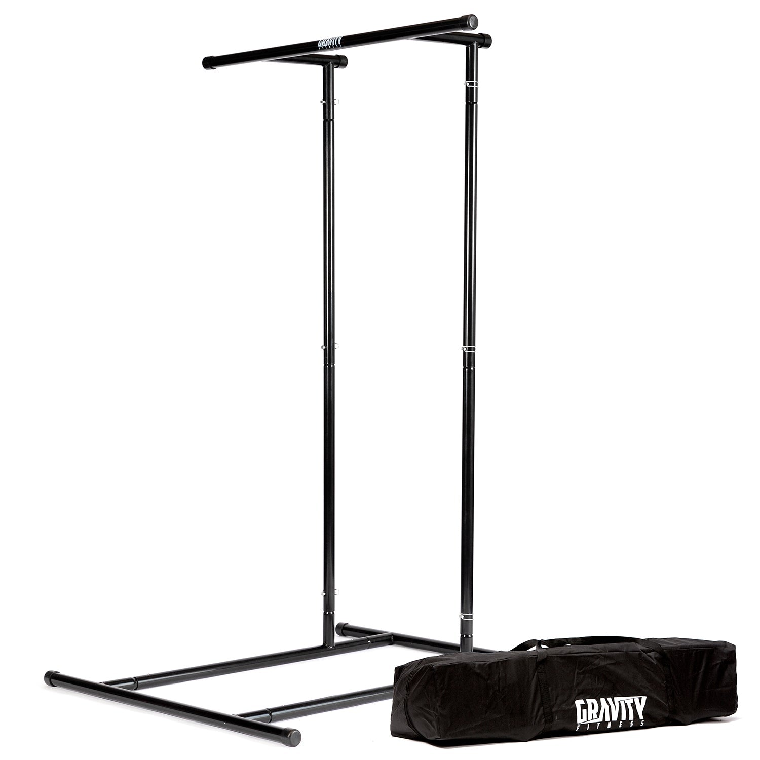 Gravity Fitness Portable Pull up Rack with Carry Bag Gravity