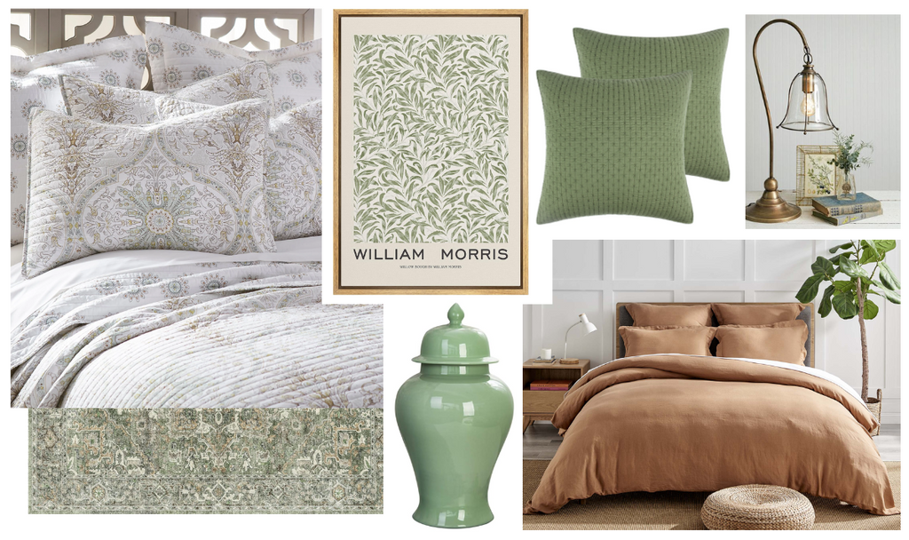 Bedding color combos: Earthy & natural neutrals