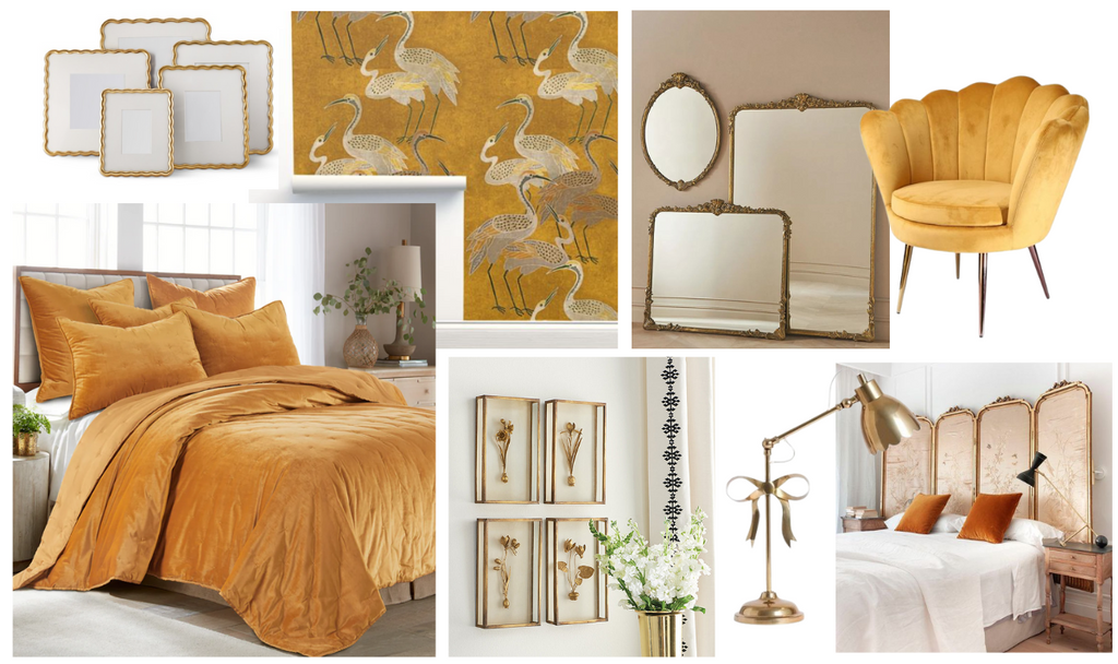 Bedroom Color Ideas: Golden Dreamscape