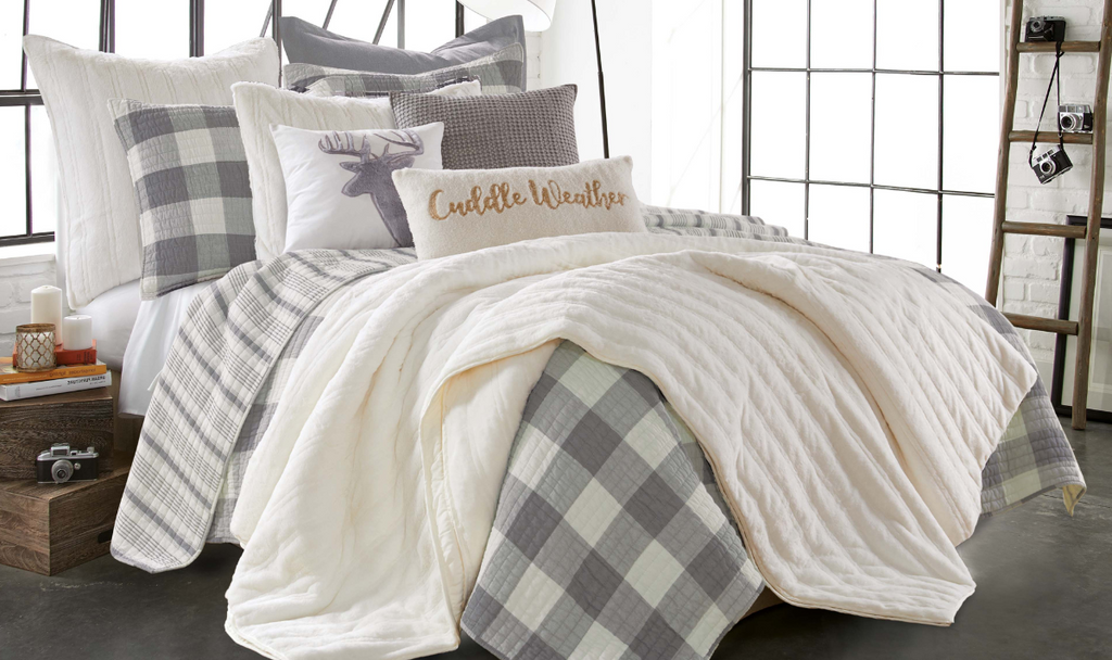 Winter themed bedding by Levtex Home