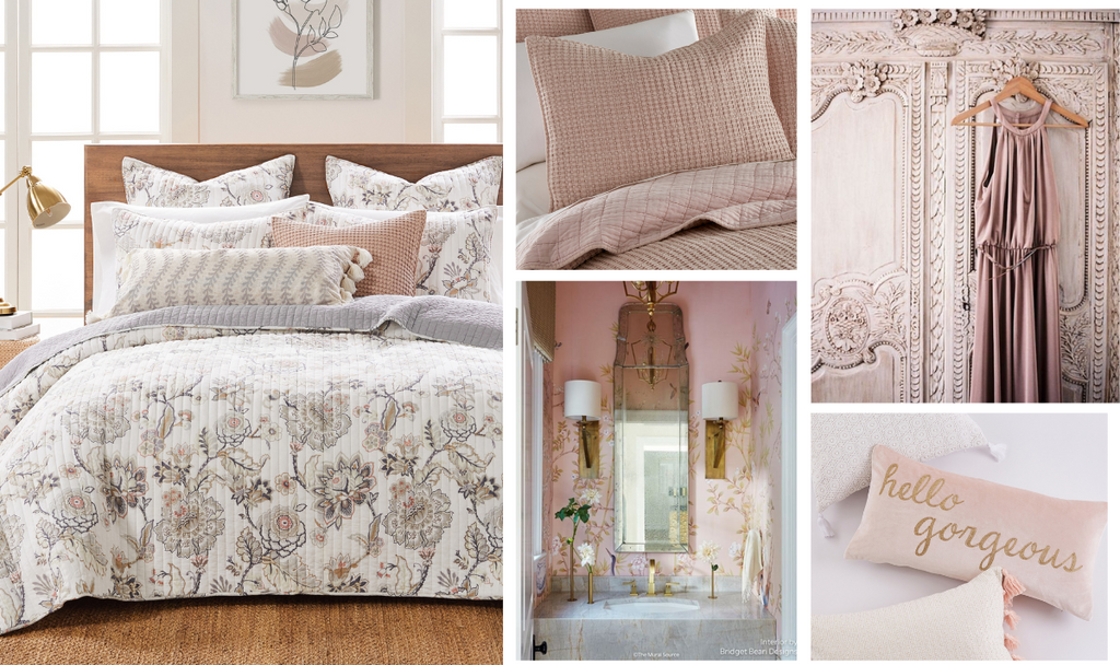 Bedroom Color Ideas: Blushing Petal Paradise