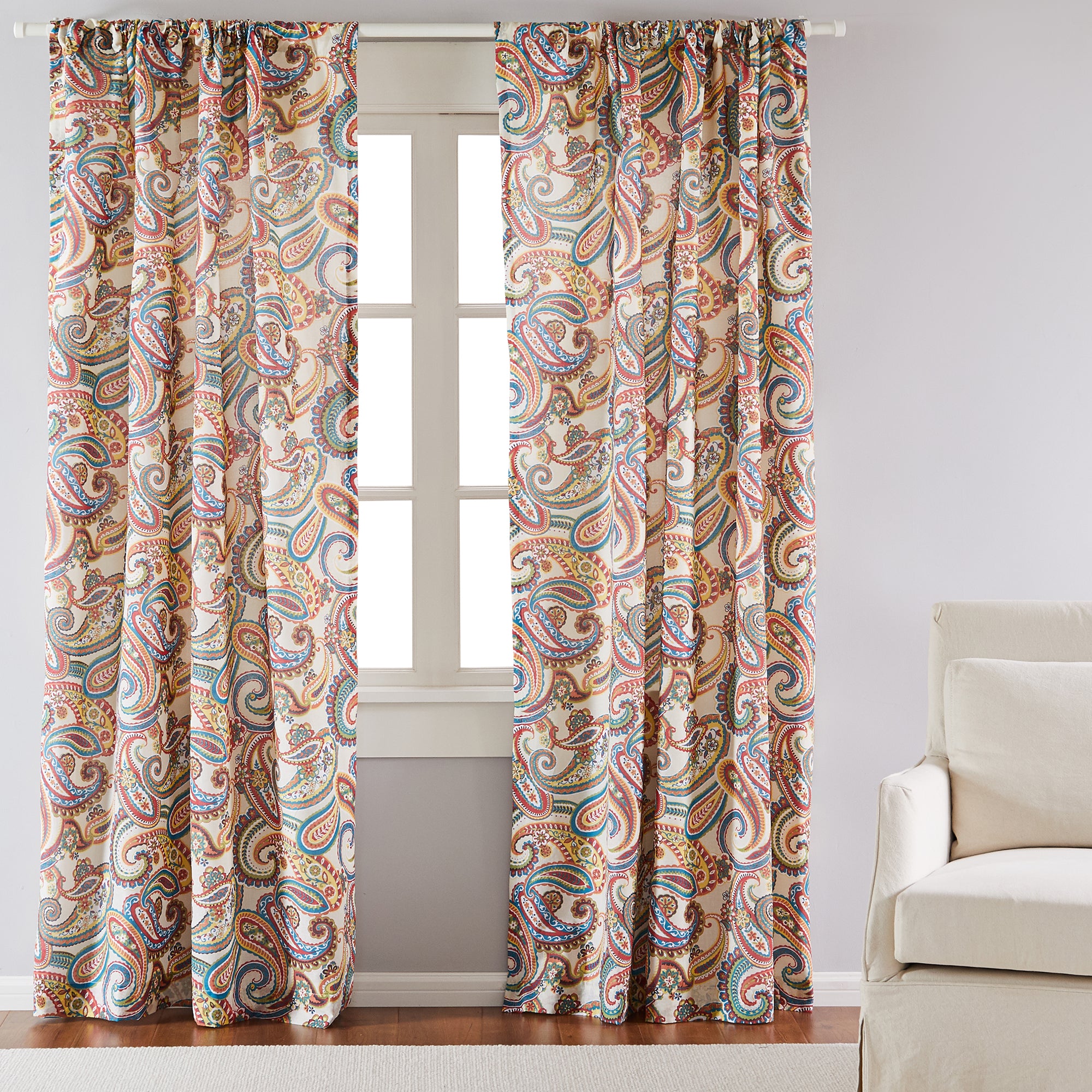 Alyssa Paisley Drape Panel