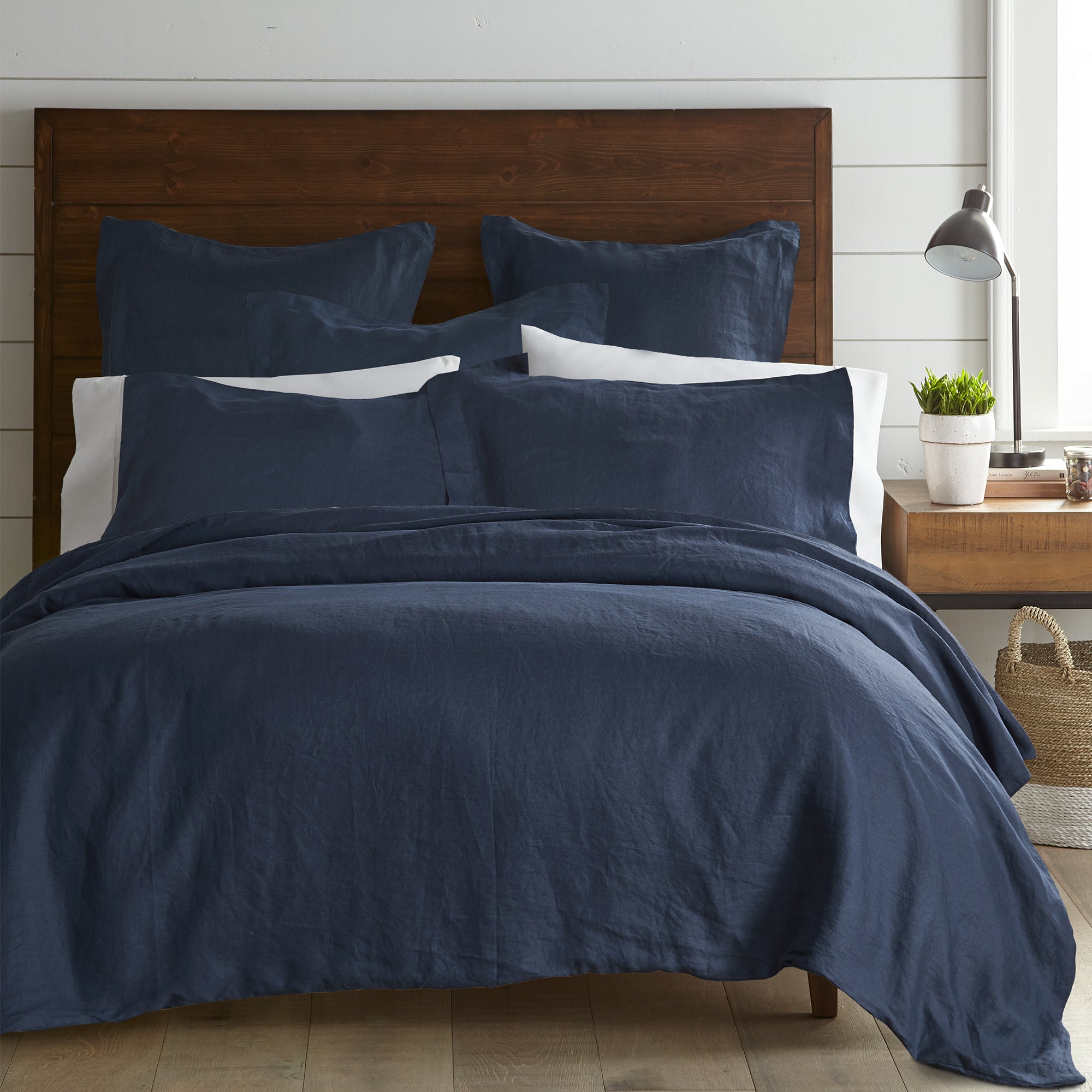 Levtex Home Washed Linen Duvet Cover - Linen King/Cal King / Sandstone