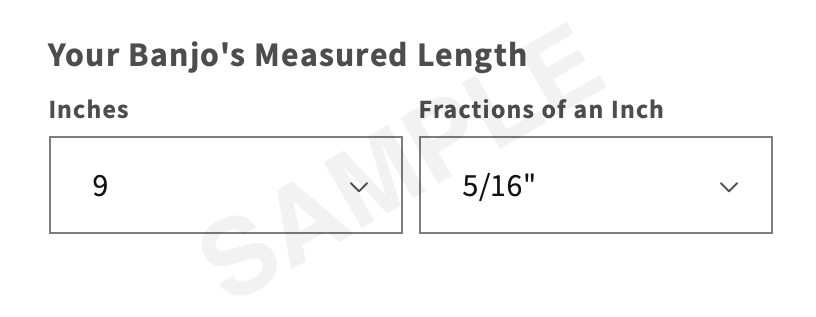 Measured Length Entry