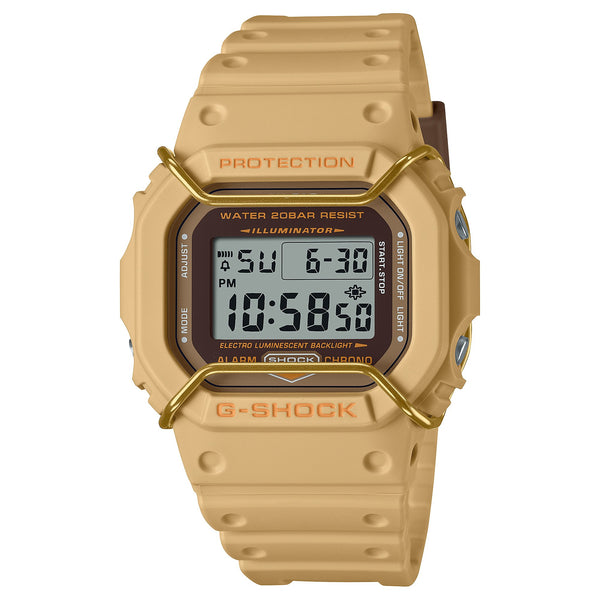 G-SHOCK DWE5600HG-1D Hip Hop Gold Chain Digital Watch