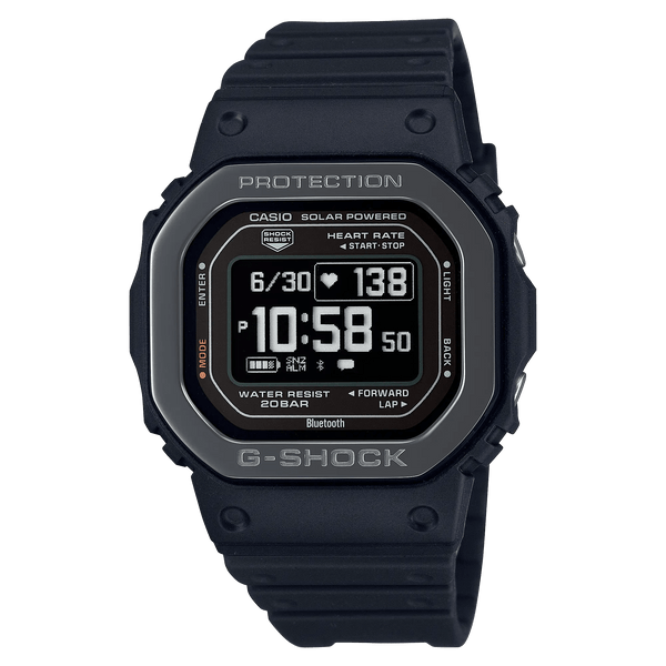 G-SHOCK DWH5600-1D Black Heart Rate Monitor Digital Watch