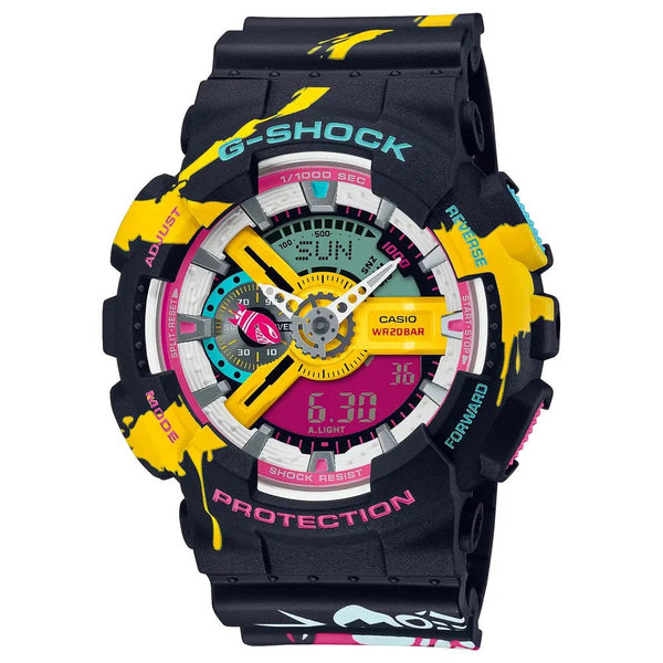 CASIO G-SHOCK GA-2100-1A2ER Wristwatch, Black/Blue - Worldshop