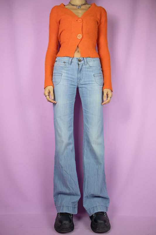 Y2K Low Rise Flare Jeans (XS)