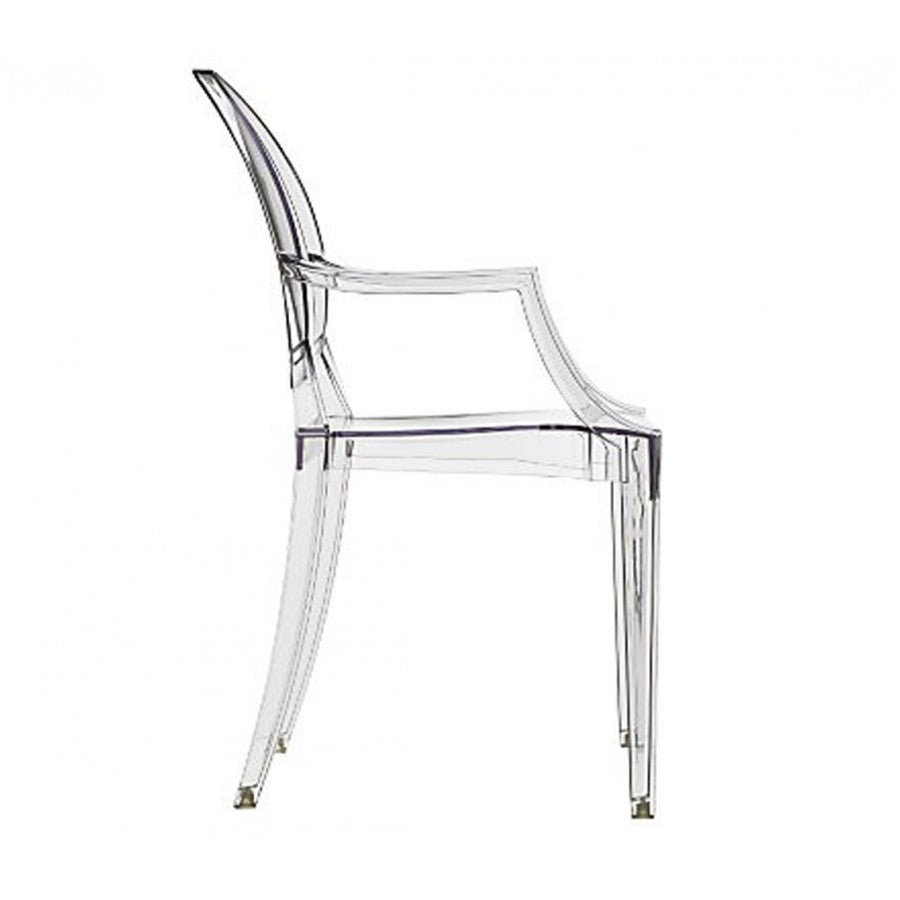 Philippe Starck Style Louis Ghost Arm Chair - Clear - S ...